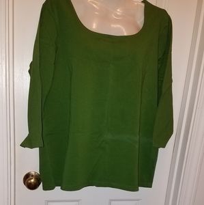 Cotton knit large top